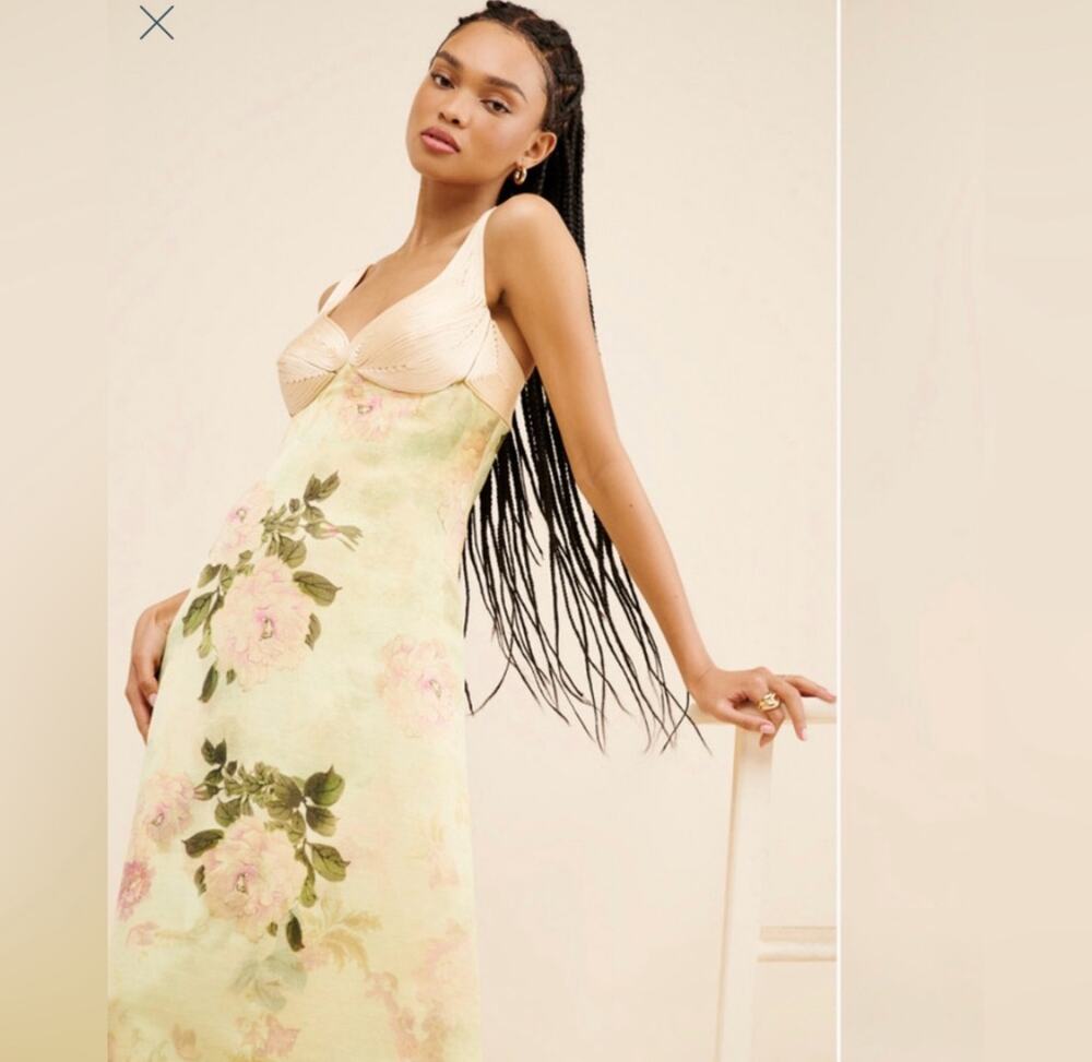 Geisha Designs Floral Maxi Slip Dress
